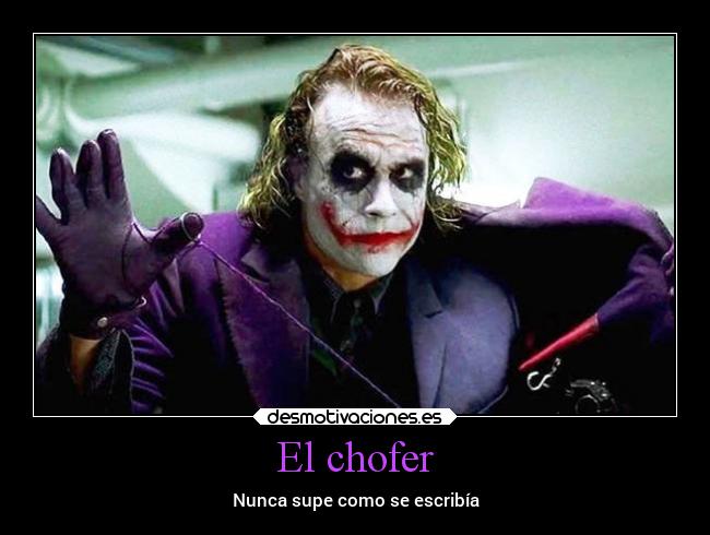 El chofer - 
