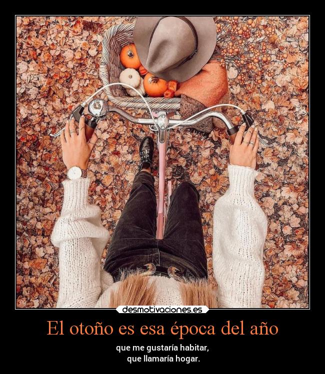 El otoño es esa época del año -