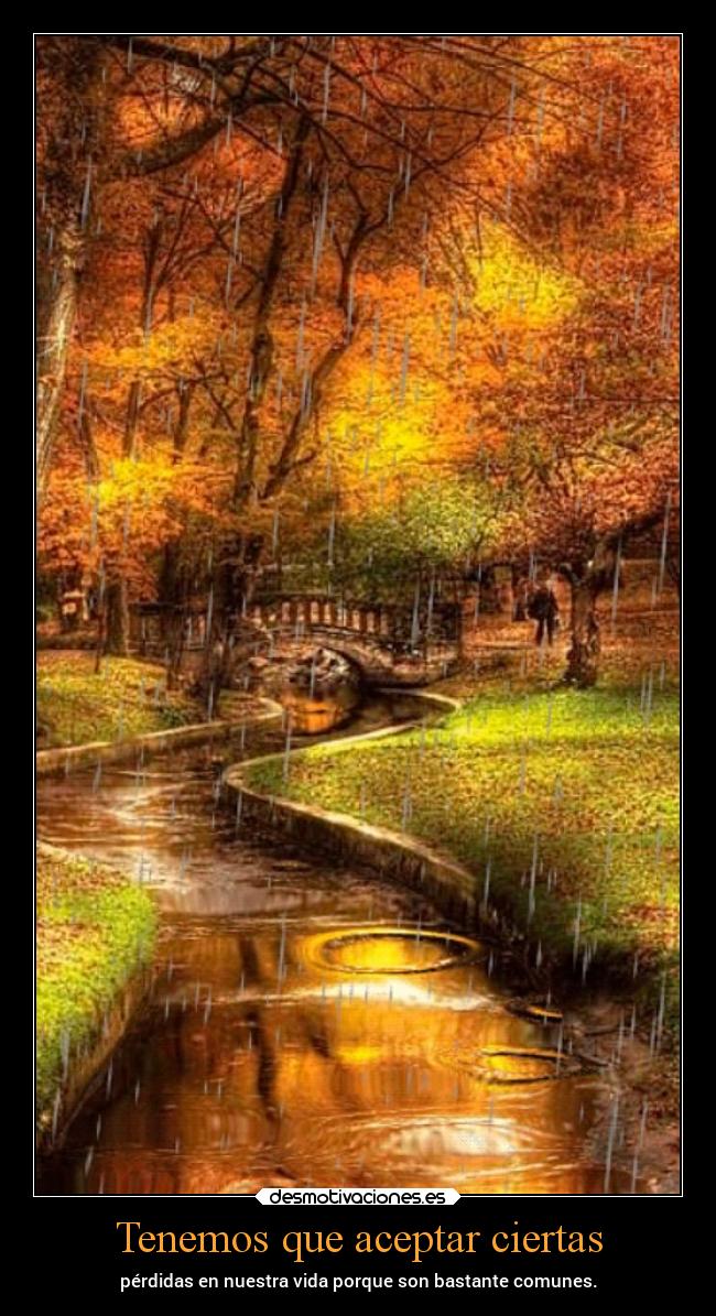 Tenemos que aceptar ciertas - 