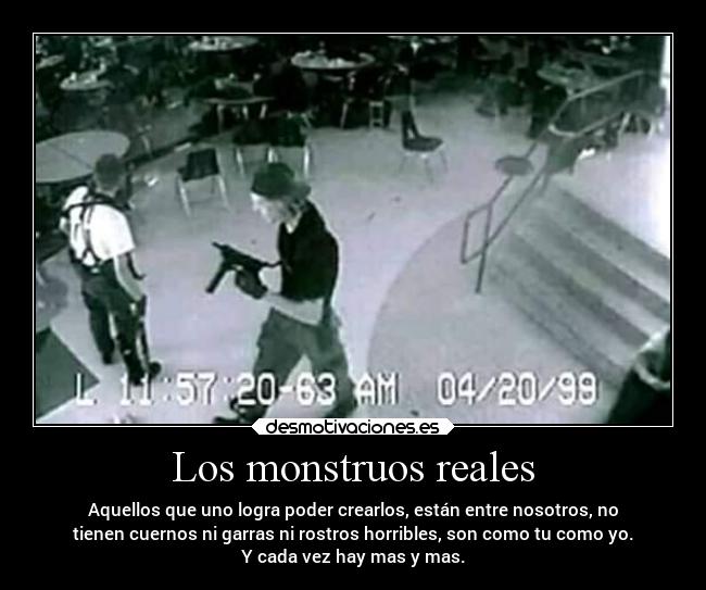 Los monstruos reales -