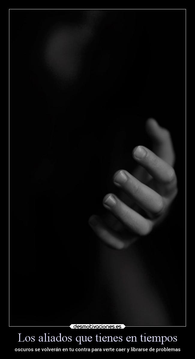 Los aliados que tienes en tiempos - 