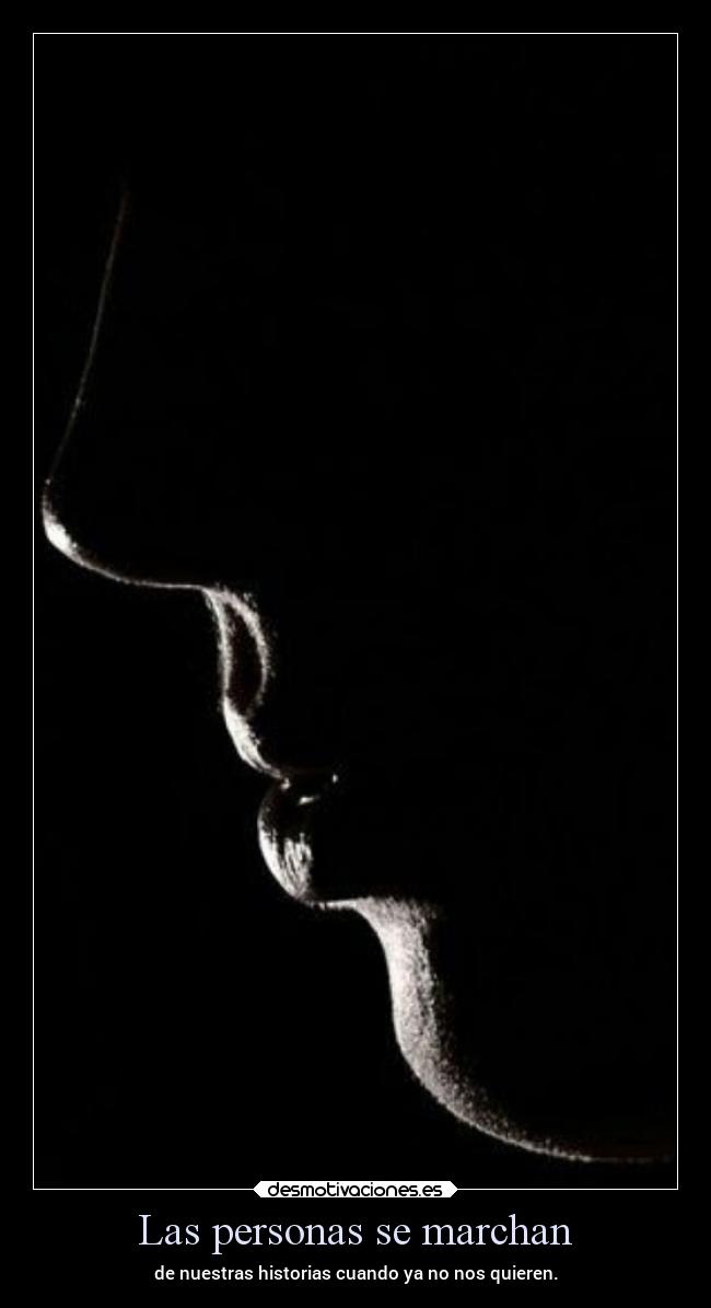 Las personas se marchan - 