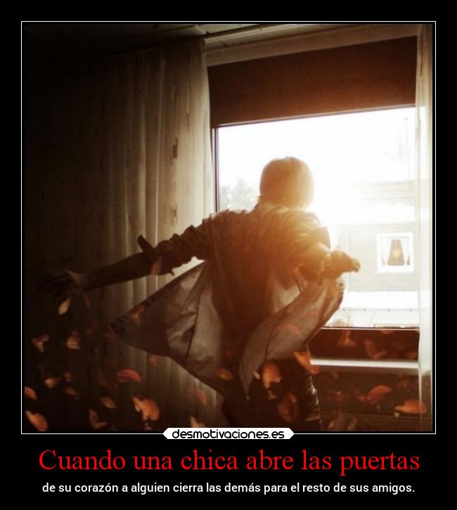 Cuando una chica abre las puertas -