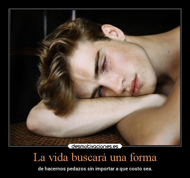 La vida buscará una forma -