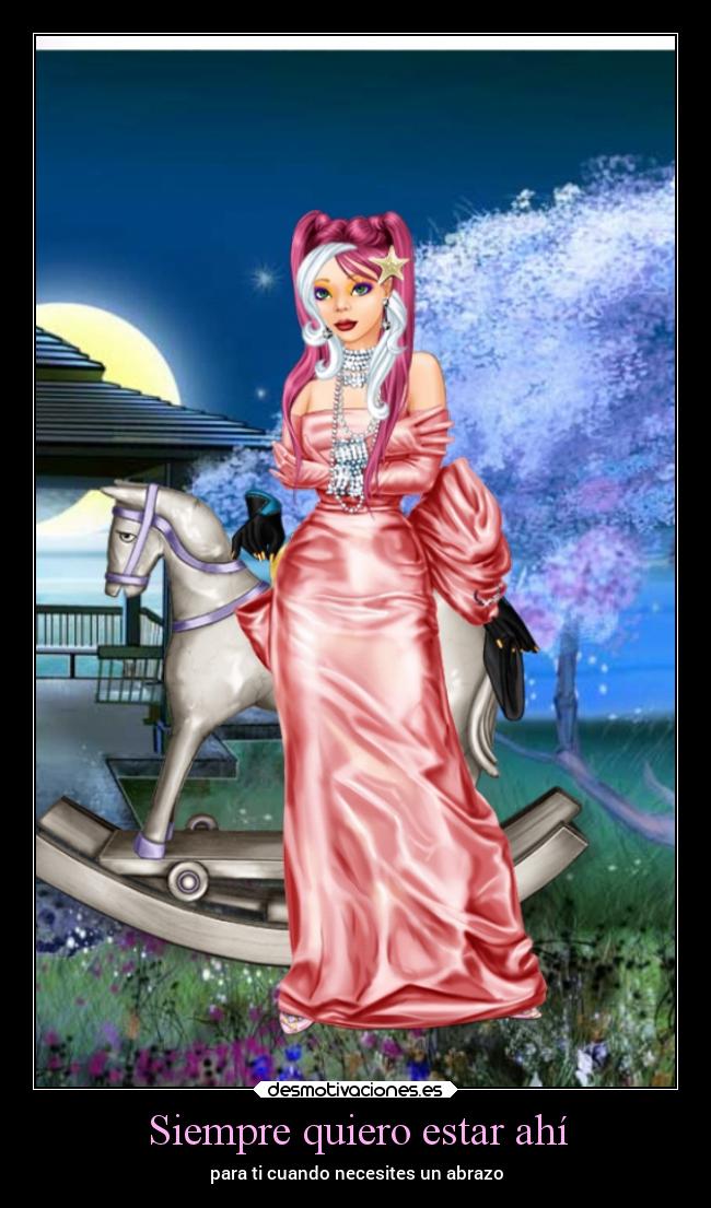 Siempre quiero estar ahí - para ti cuando necesites un abrazo