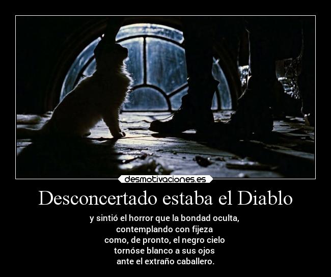 Desconcertado estaba el Diablo - 