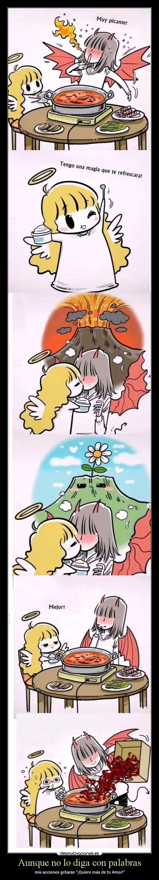 Aunque no lo diga con palabras - mis acciones gritarán ¡Quiero más de tu Amor!