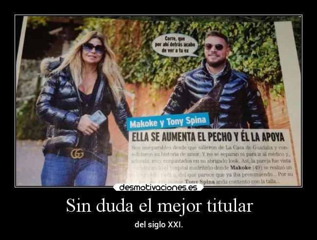 Sin duda el mejor titular - del siglo XXI.