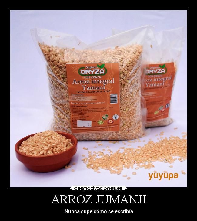 ARROZ JUMANJI -