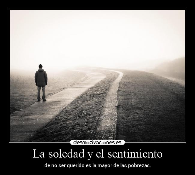 La soledad y el sentimiento - 