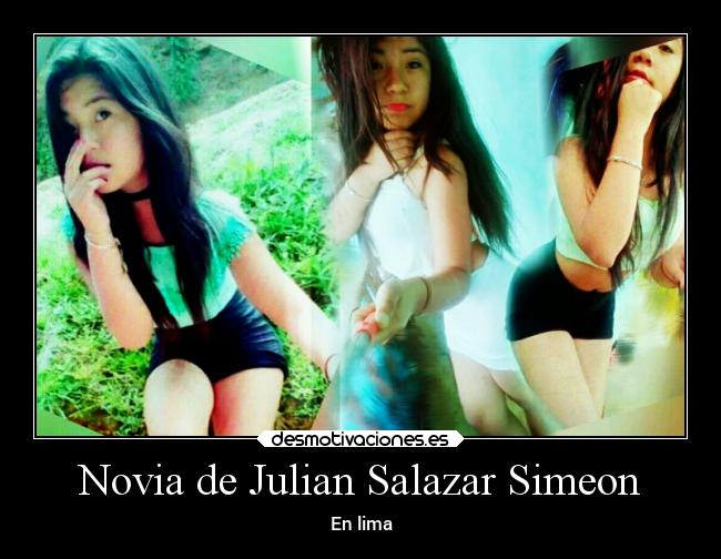 Novia de Julian Salazar Simeon - En lima