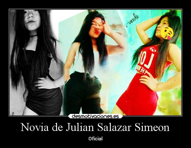 Novia de Julian Salazar Simeon - Oficial