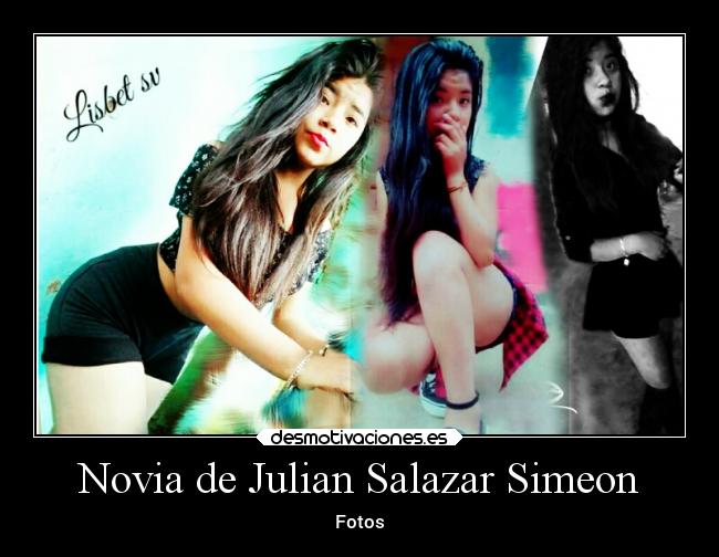 Novia de Julian Salazar Simeon - Fotos