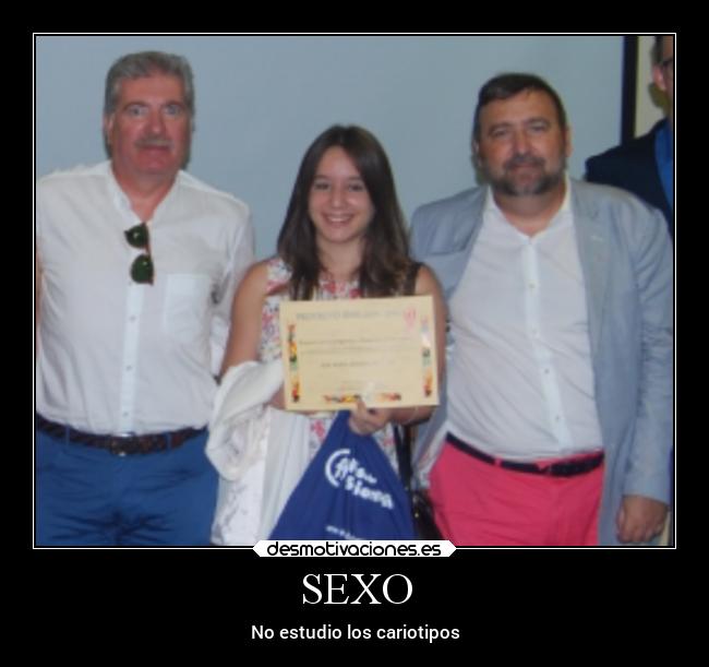 SEXO - No estudio los cariotipos