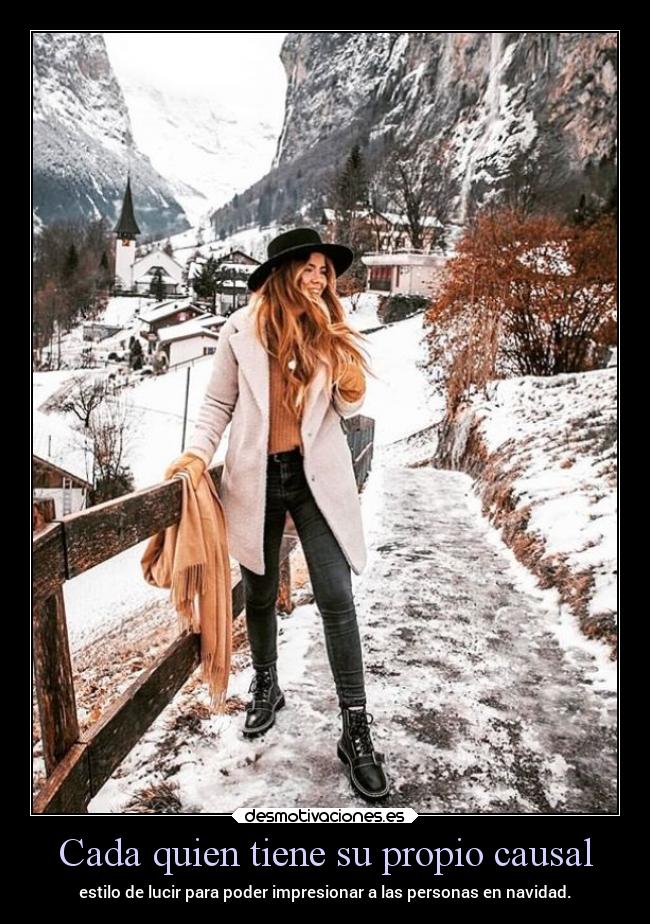 Cada quien tiene su propio causal -