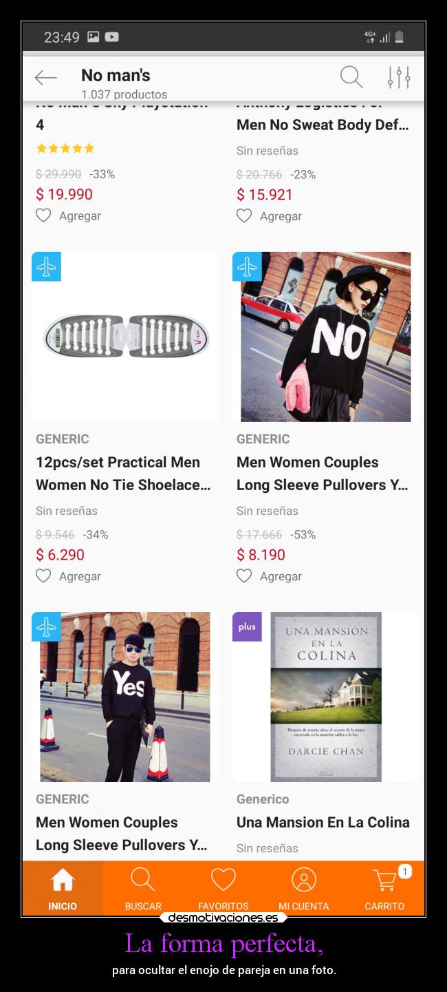 La forma perfecta, - para ocultar el enojo de pareja en una foto.