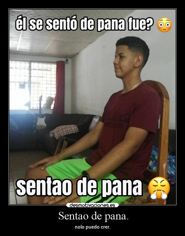 Sentao de pana. - 
