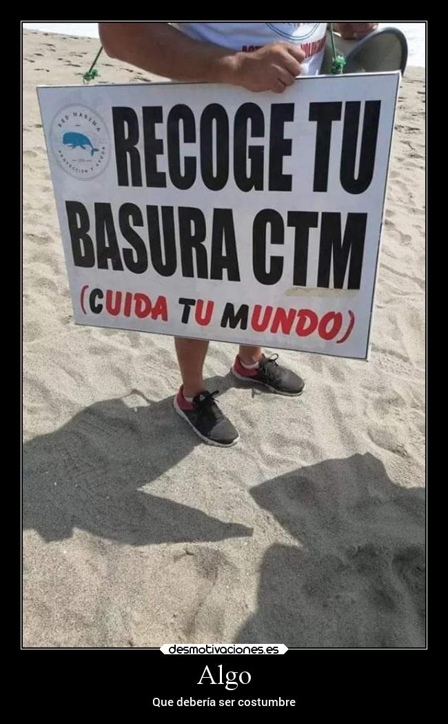 Algo - Que debería ser costumbre