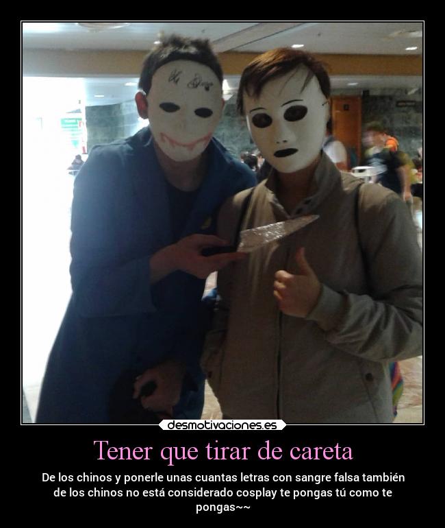 carteles enfados bloodypainter masky salondelmanga granada vamostiounpoquitodecreatividadno desmotivaciones