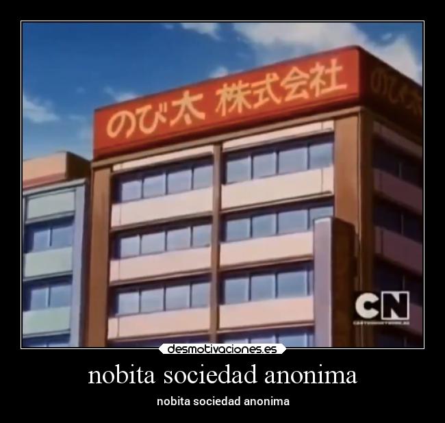 nobita sociedad anonima - nobita sociedad anonima
