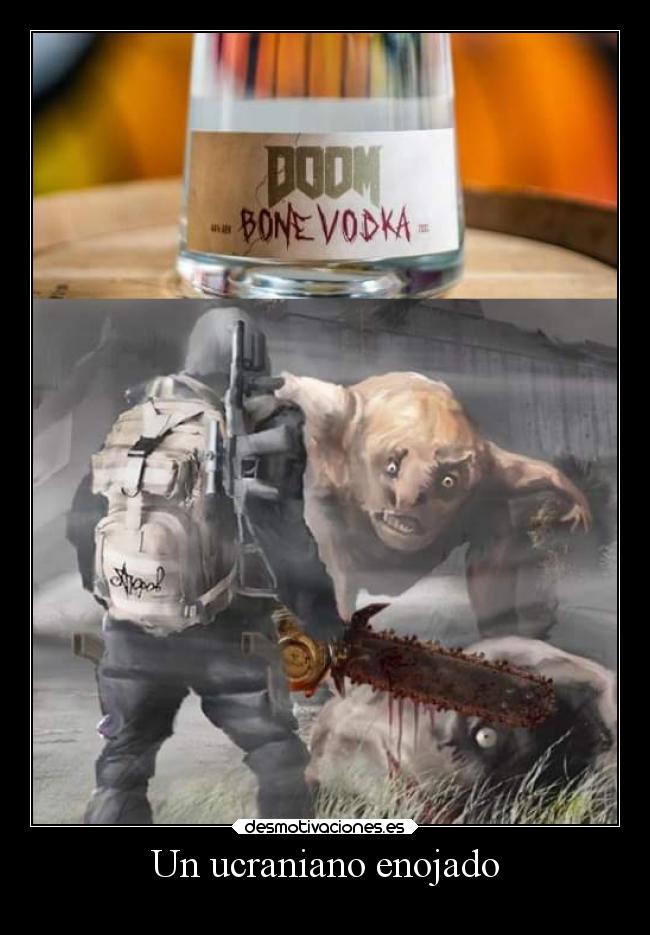 Un ucraniano enojado -