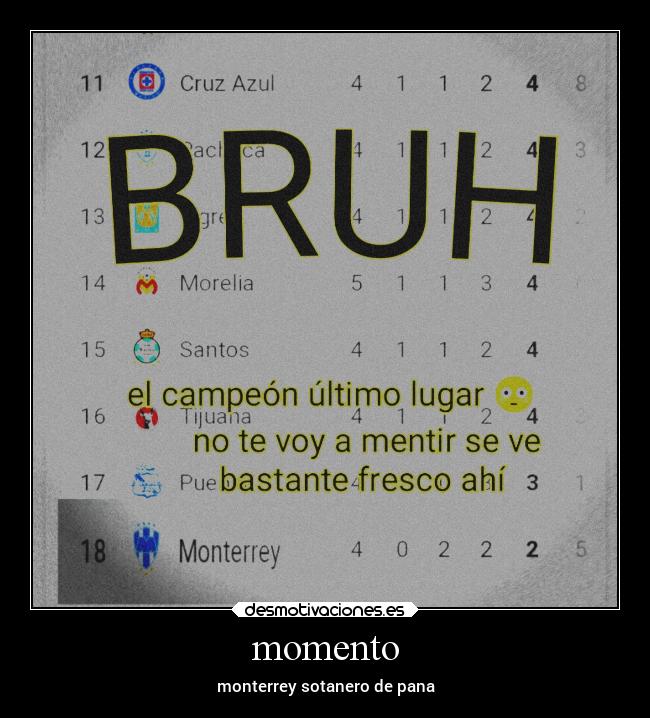 momento - monterrey sotanero de pana
