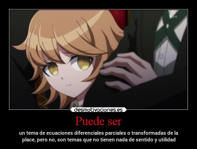 carteles anime legionra kirby cosplay manga chihiro fujisaki ecuaciones diferenciales desmotivaciones