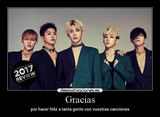 Gracias - por hacer feliz a tanta gente con vuestras canciones