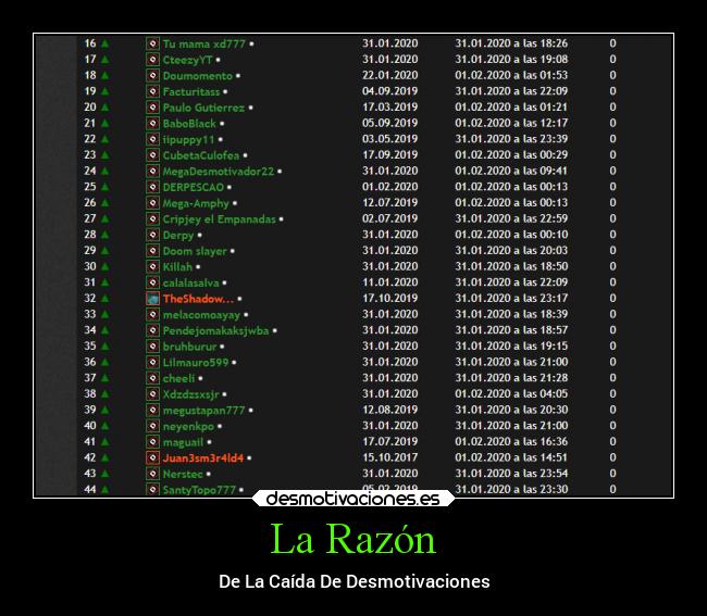 carteles desamor desmotivaciones comida cartel razon cuentas verdes desmotivaciones