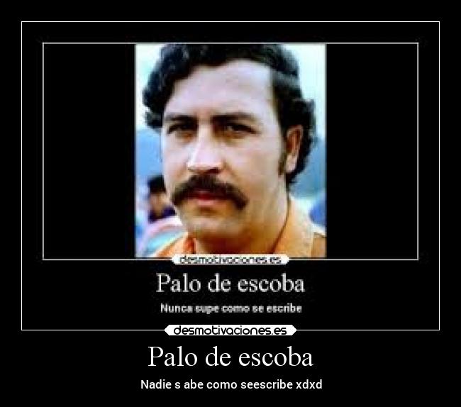 Palo de escoba - Nadie s abe como seescribe xdxd