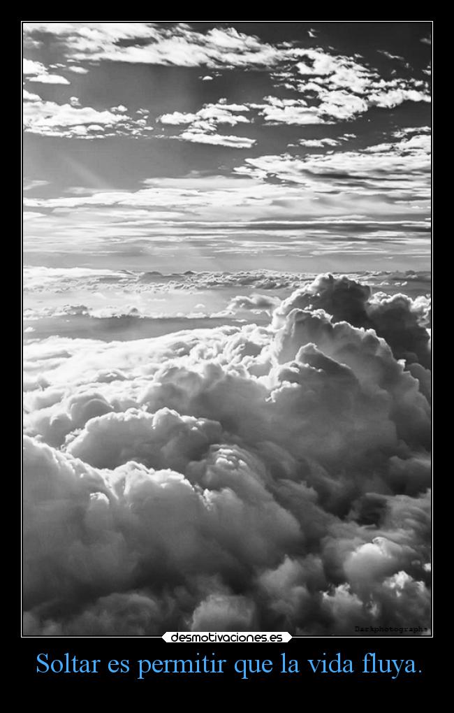 Soltar es permitir que la vida fluya. - 