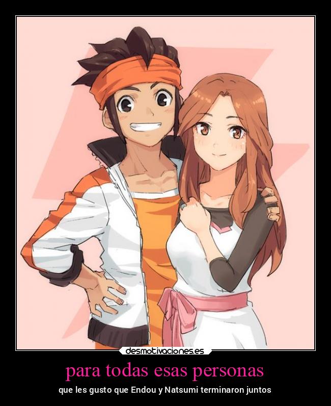 para todas esas personas - que les gusto que Endou y Natsumi terminaron juntos