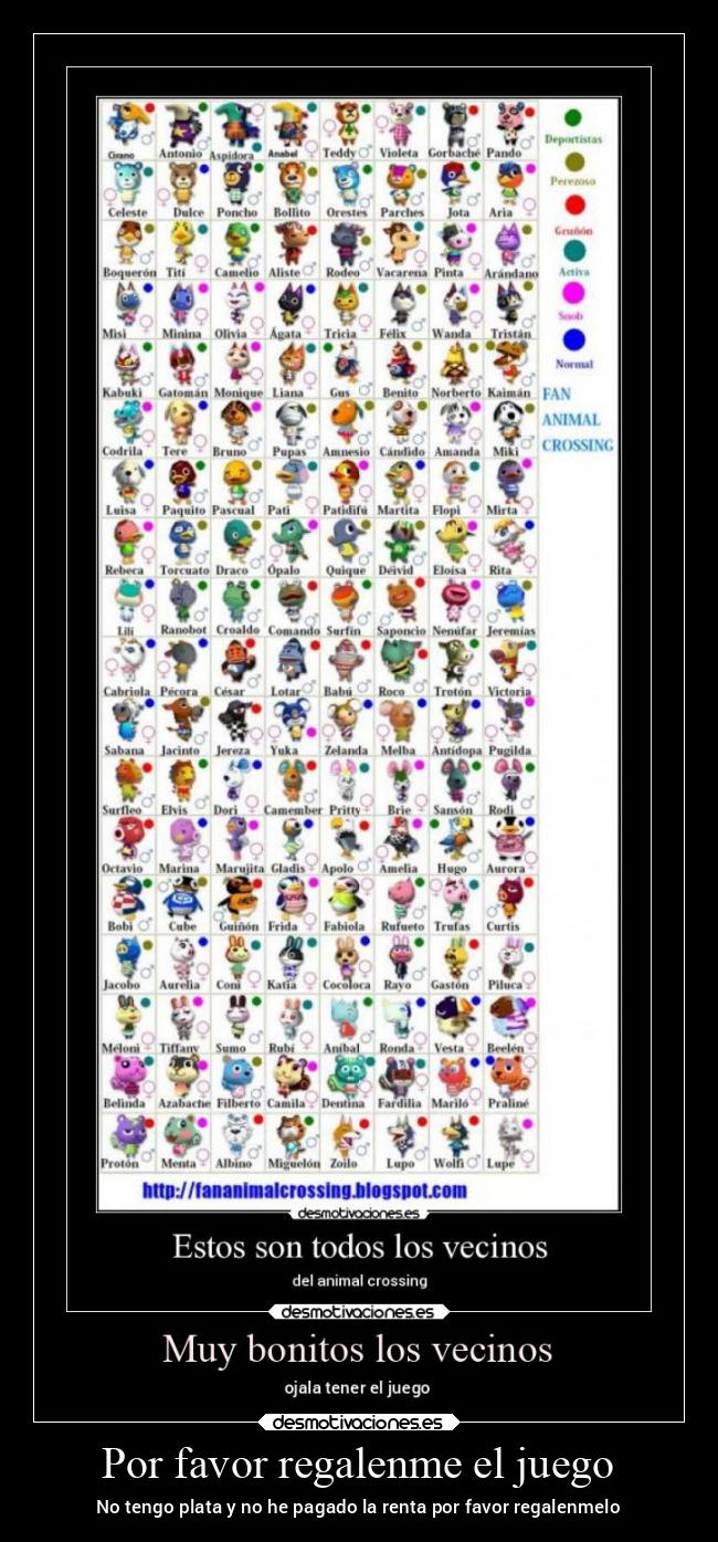 Por favor regalenme el juego - 