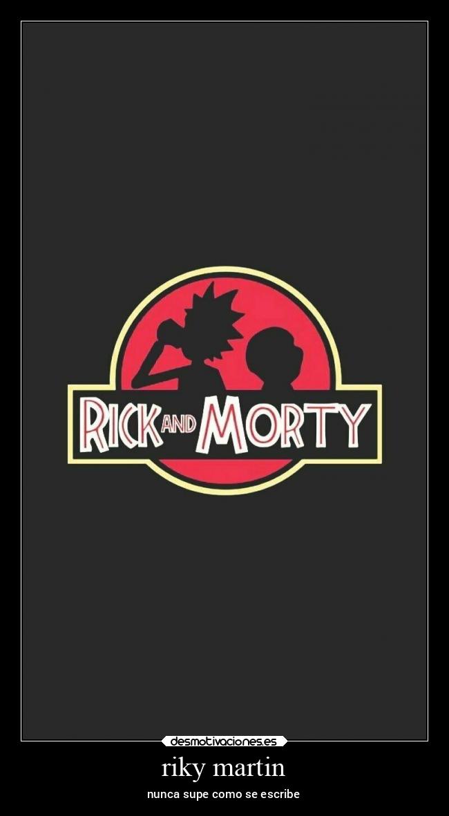riky martin - nunca supe como se escribe