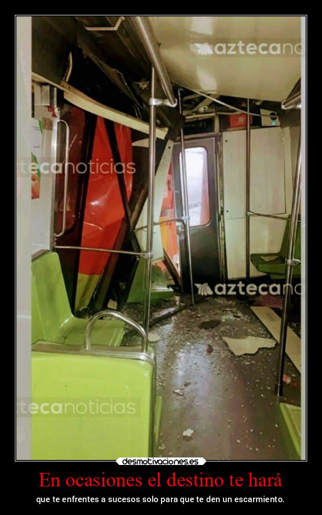carteles destino vida tragedia alsthometlotz concarril nm83 accidente tacubaya metro 2020 desmotivaciones
