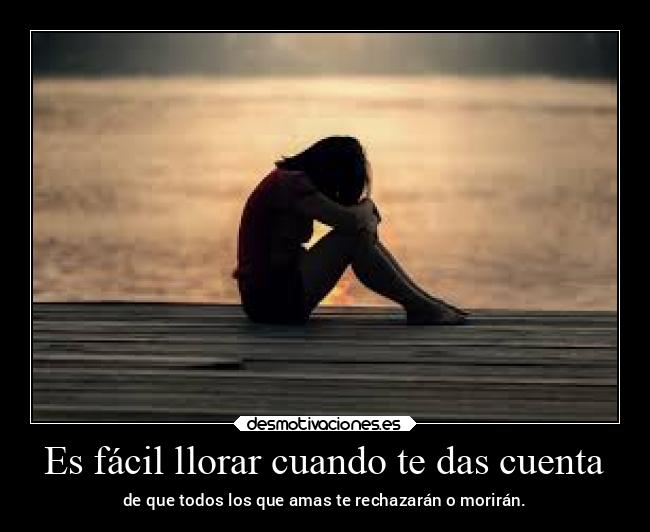 carteles llorar frases amor desmotivaciones