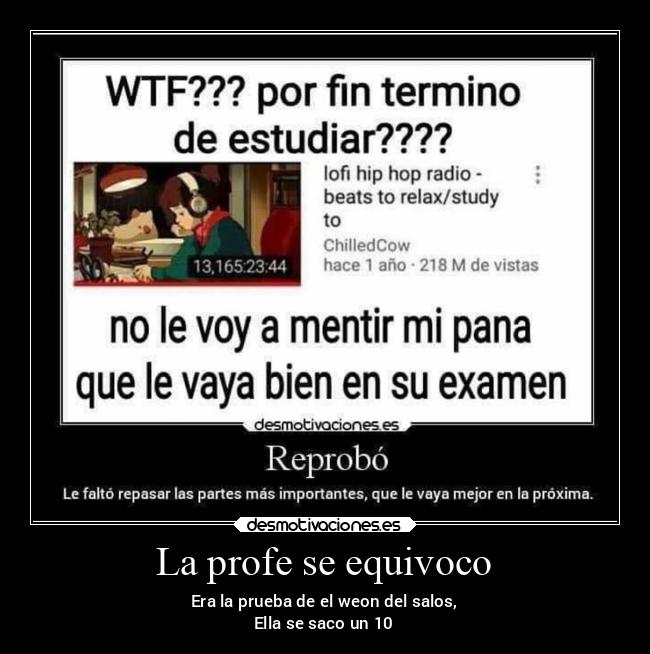 carteles memes profe desmotivaciones