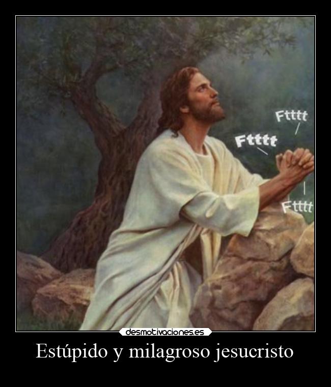 Estúpido y milagroso jesucristo - 