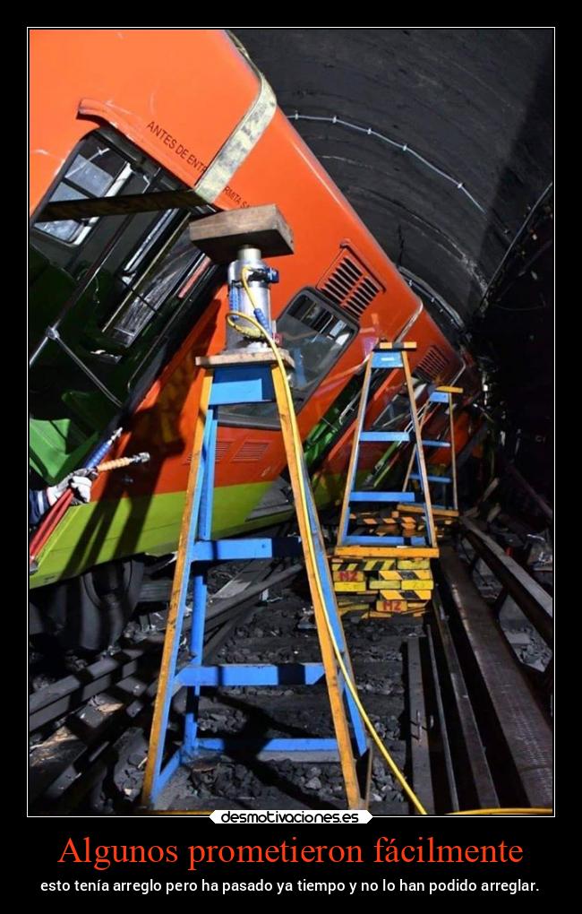 carteles vida accidente mentiras alsthometlotz nm83 metro cdmx tacubaya 2020 descuidos tragedia desmotivaciones