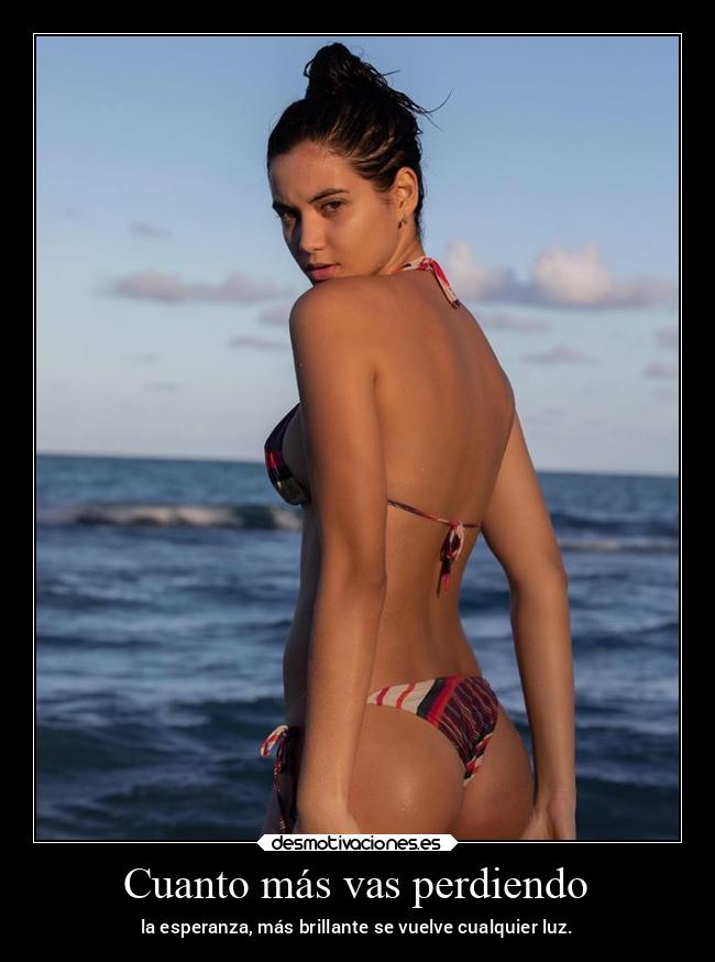 Cuanto más vas perdiendo -