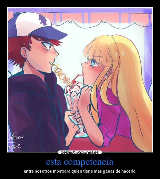 esta competencia - entre nosotros mostrara quien tiene mas ganas de hacerlo