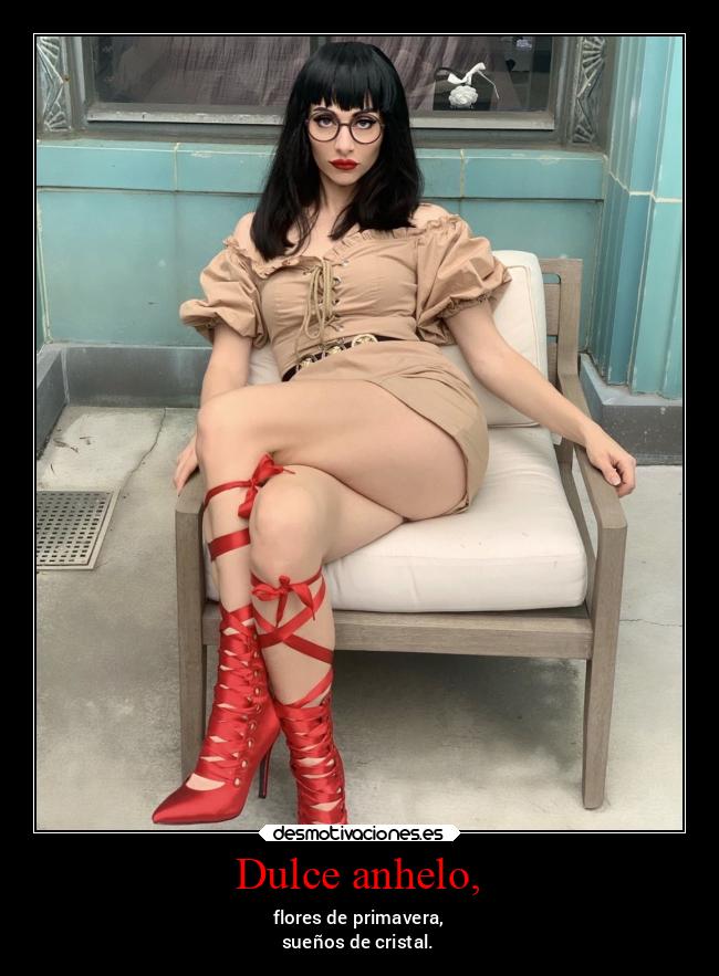 Dulce anhelo, - flores de primavera,
sueños de cristal.