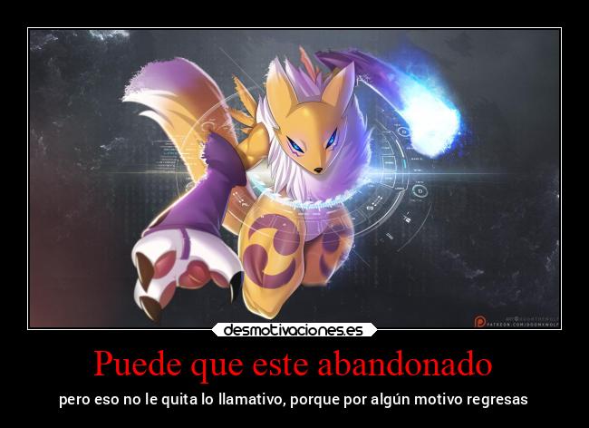 carteles besos renamon digimon flats desmovivetodavia2020 lasegundacola desmotivaciones