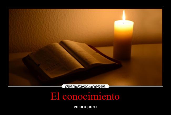 El conocimiento -