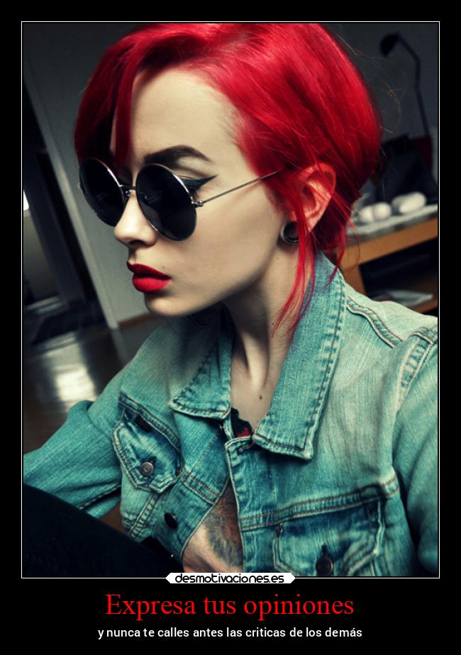 Expresa tus opiniones -