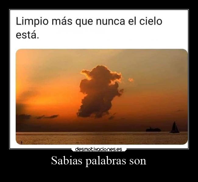 Sabias palabras son -