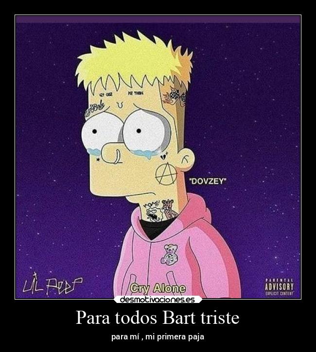 Para todos Bart triste - para mí , mi primera paja