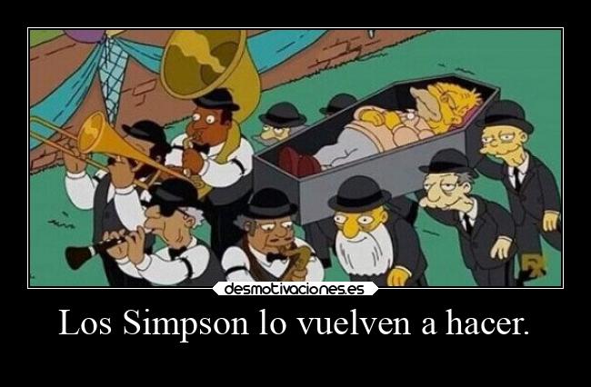 Los Simpson lo vuelven a hacer. - 