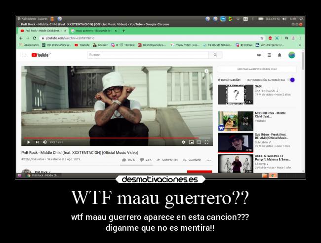 WTF maau guerrero?? - wtf maau guerrero aparece en esta cancion???
diganme que no es mentira!!