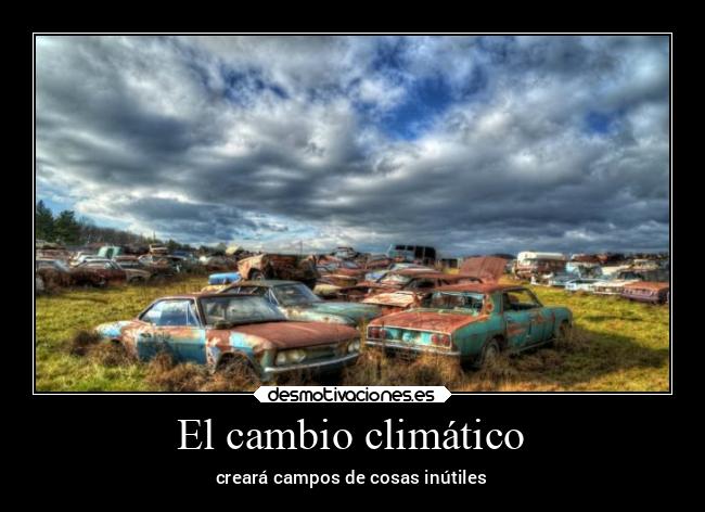 El cambio climático -